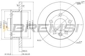 Bremsi CD6426S - DISCHI FRENO | BRAKE DISCS