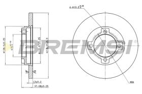 Bremsi CD6429S - DISCO DE FRENO | BRAKE DISCS