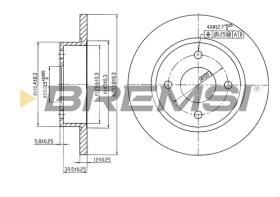 Bremsi CD6442S - DISCO DE FRENO | BRAKE DISCS