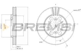 Bremsi CD6443V - DISCO DE FRENO | BRAKE DISCS
