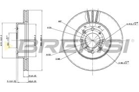 Bremsi CD6448V - DISCO DE FRENO | BRAKE DISCS