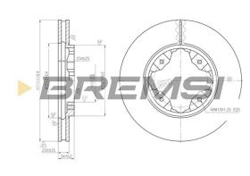 Bremsi CD6450V - DISCO DE FRENO | BRAKE DISCS