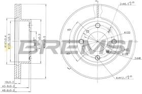 Bremsi CD6451V - DISCO DE FRENO | BRAKE DISCS