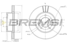 Bremsi CD6455V - DISCO DE FRENO | BRAKE DISCS