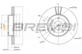 Bremsi CD6457V - DISCHI FRENO | BRAKE DISCS
