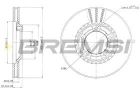 Bremsi CD6461V - DISCHI FRENO | BRAKE DISCS