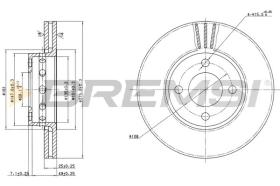 Bremsi CD6471V - DISCO DE FRENO | BRAKE DISCS