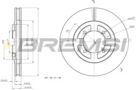 Bremsi CD6472V - DISCO DE FRENO | BRAKE DISCS