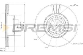 Bremsi CD6476V - DISCO DE FRENO | BRAKE DISCS