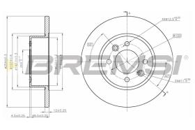 Bremsi CD6478S - DISCO DE FRENO | BRAKE DISCS