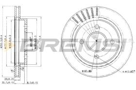 Bremsi CD6479V - DISCO DE FRENO | BRAKE DISCS