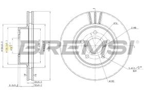 Bremsi CD6485V - DISCO DE FRENO | BRAKE DISCS
