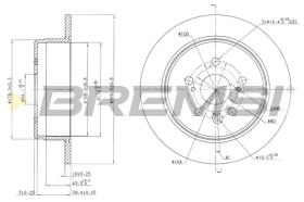 Bremsi CD6486S - DISCO DE FRENO | BRAKE DISCS