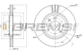 Bremsi CD6489V - DISCO DE FRENO | BRAKE DISCS