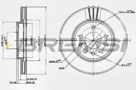 Bremsi CD6491V - DISCO DE FRENO | BRAKE DISCS