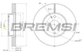 Bremsi CD6495V - DISCO DE FRENO | BRAKE DISCS