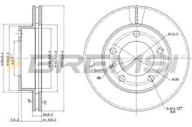 Bremsi CD6496V - DISCO DE FRENO | BRAKE DISCS