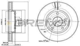 Bremsi CD6501V - DISCO DE FRENO | BRAKE DISCS