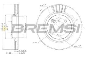 Bremsi CD6510V - DISCO DE FRENO | BRAKE DISCS