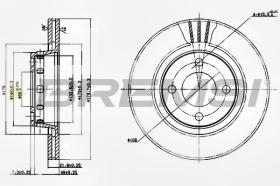 Bremsi CD6517V - DISCO DE FRENO | BRAKE DISCS