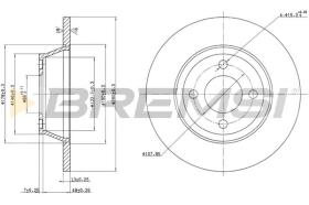 Bremsi CD6518S - DISCO DE FRENO | BRAKE DISCS