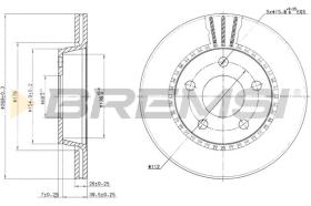 Bremsi CD6519V - DISCO DE FRENO | BRAKE DISCS