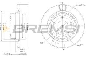 Bremsi CD6520V - DISCO DE FRENO | BRAKE DISCS
