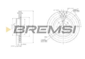 Bremsi CD6521V - DISCO DE FRENO | BRAKE DISCS