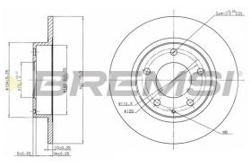 Bremsi CD6524S - DISCO DE FRENO | BRAKE DISCS