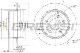 Bremsi CD6539S - DISCO DE FRENO | BRAKE DISCS