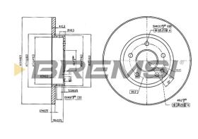 Bremsi CD6540S - DISCO DE FRENO | BRAKE DISCS