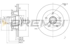 Bremsi CD6542S - DISCHI FRENO | BRAKE DISCS