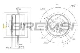Bremsi CD6548S - DISCO DE FRENO | BRAKE DISCS