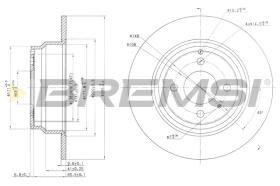 Bremsi CD6551S - DISCO DE FRENO | BRAKE DISCS