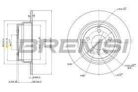 Bremsi CD6552S - DISCO DE FRENO | BRAKE DISCS