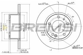 Bremsi CD6554S - DISCO DE FRENO | BRAKE DISCS