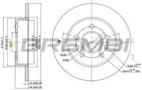 Bremsi CD6556S - DISCO DE FRENO | BRAKE DISCS