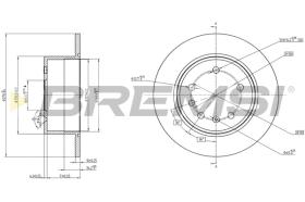 Bremsi CD6561S - DISCO DE FRENO | BRAKE DISCS