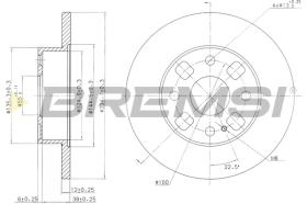 Bremsi CD6564S - DISCO DE FRENO | BRAKE DISCS