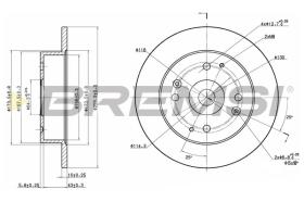 Bremsi CD6565S - DISCO DE FRENO | BRAKE DISCS