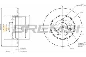 Bremsi CD6566S - DISCO DE FRENO | BRAKE DISCS