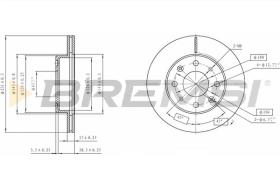 Bremsi CD6571V - DISCO DE FRENO | BRAKE DISCS