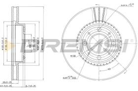 Bremsi CD6604V - DISCO DE FRENO | BRAKE DISCS