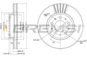 Bremsi CD6605V - DISCHI FRENO | BRAKE DISCS