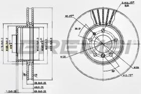 Bremsi CD6606V - DISCO DE FRENO | BRAKE DISCS