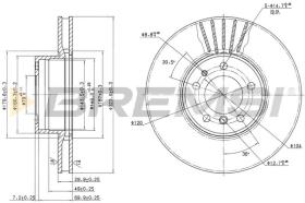 Bremsi CD6606V - DISCHI FRENO | BRAKE DISCS