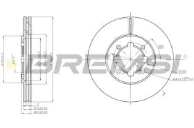 Bremsi CD6609V - DISCO DE FRENO | BRAKE DISCS