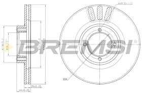 Bremsi CD6610V - DISCO DE FRENO | BRAKE DISCS