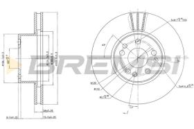 Bremsi CD6613V - DISCO DE FRENO | BRAKE DISCS