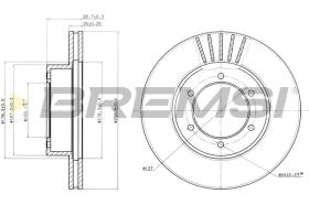 Bremsi CD6614V - DISCO DE FRENO | BRAKE DISCS